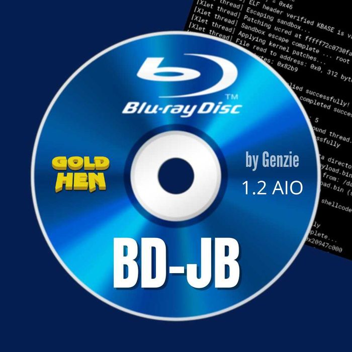 Bluray Firmware PS4 Goldhen 9.00-12.02 – Ultima Versione 1.2 – Disco In Bianco