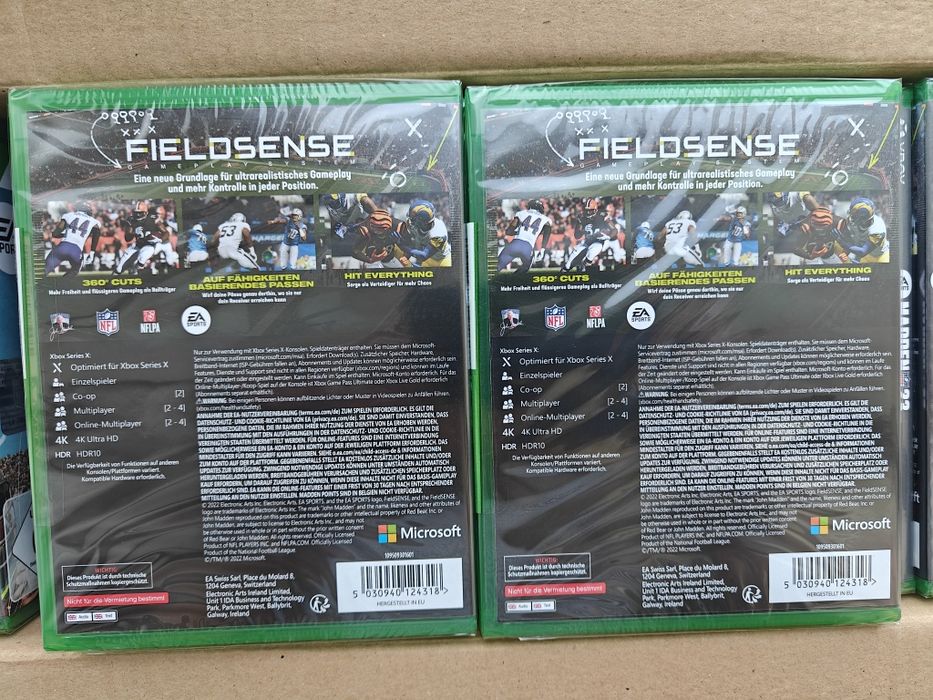 Диски Xbox series x Madden NFL 23 и  Formula F1 2022 для Xbox Series X