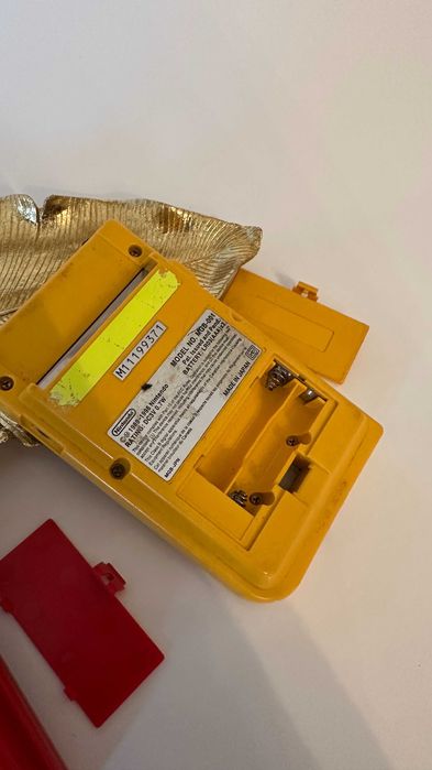 Gameboy Pocket Amarelo + Vermelho