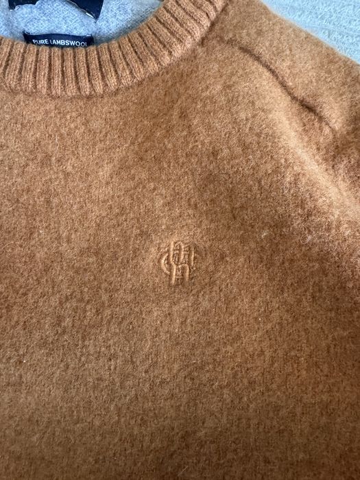 Sweter Mc Neal z wełny jagnięcej, S, kolor pomarańczowo-ceglany