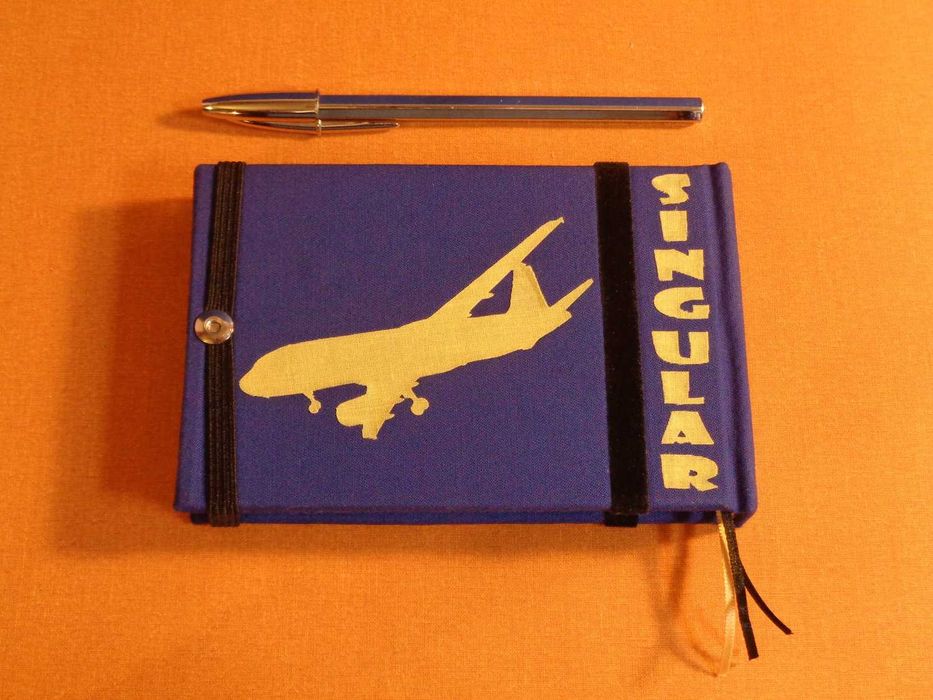 LogBook de Comissários de Bordo. A6 Costura Clássica. Portes Inclusos.