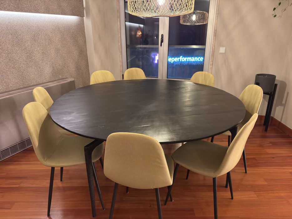 Mesa de Jantar Redonda 1,80m AREA