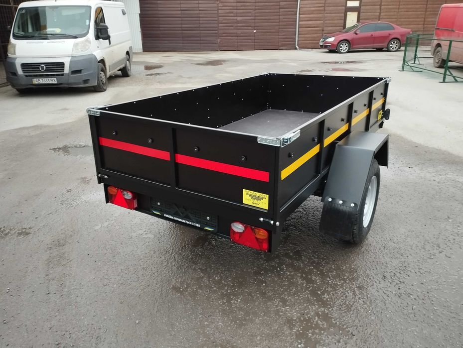 Новий бортовий причіп на 1500кг, легковий причіп, прицеп, причеп.