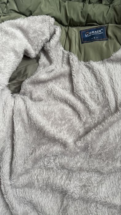 Зимова куртка тепла довга 134-140