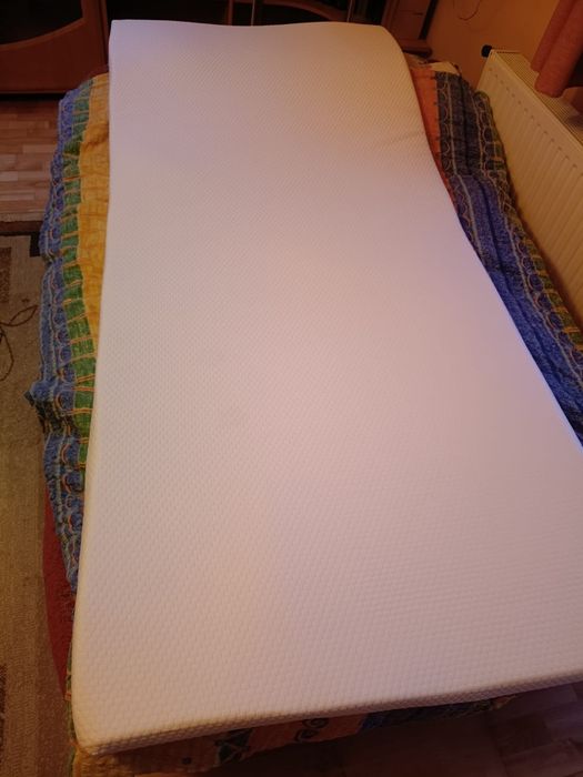 Topmaterac 90x200cm WELLPUR FRYA GT30 biało szary