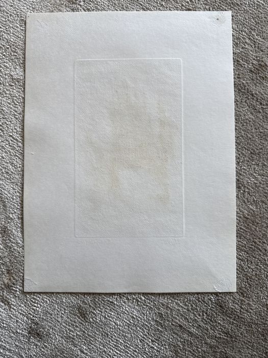 Cargaleiro gravura a buril 88/150 serigrafia arte