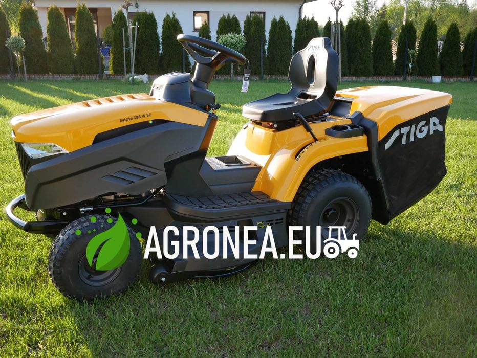 STIGA 398 W 2 cylindry Traktor kosiarka Nowy Gwarancja 36m Dostawa HIT