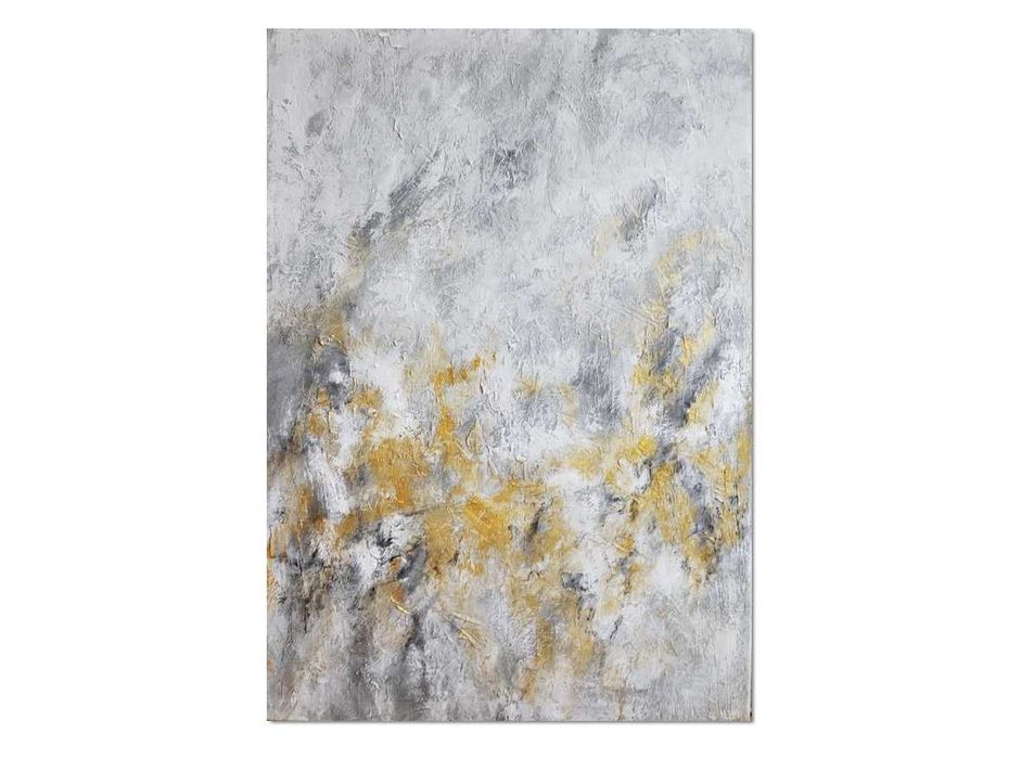 Golden sand, abstrakcja, nowoczesny obraz ręcznie malowany na płótnie