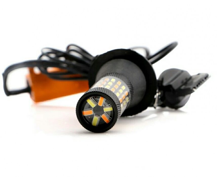 Автолампы LED, DRL+turn  ДХО Поворот 60sm CANBUS P21W 1156 PY21W 3157