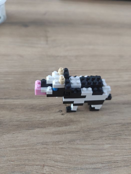 Mini klocki dinozaur i krowa