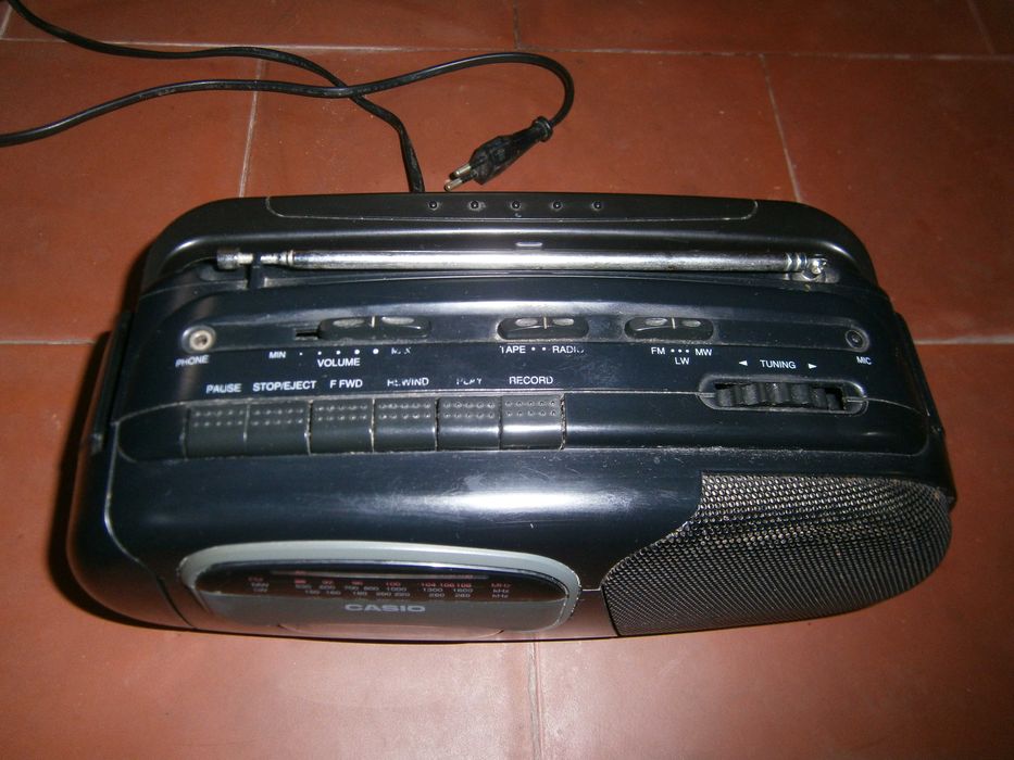 Gravador cassetes/Rádio/Leitor SONY/CASIO-2 Unidades