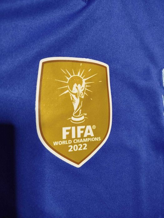 Camisola Oficial da Seleção Argentina (Mundial 2022; NOVA; Tamanho M)
