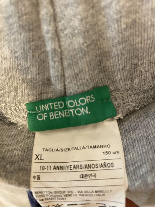 Szare dresy benetton 150cm