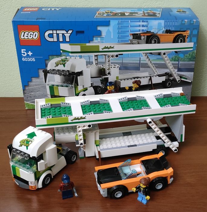 Klocki LEGO City 60305 Car Transporter - kompletne 100% + gratis