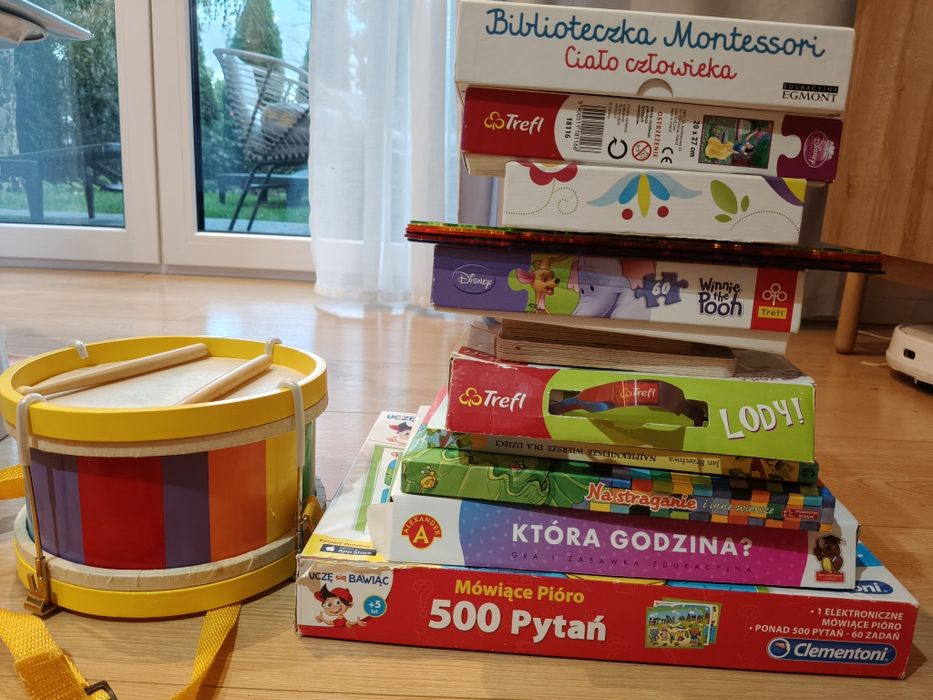 Duży zestaw zabawek 2-6 lat