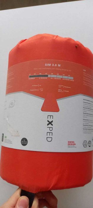 Килимок самонадувний Exped SIM 3.8 M