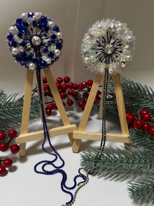 Брошка «кульбаба»