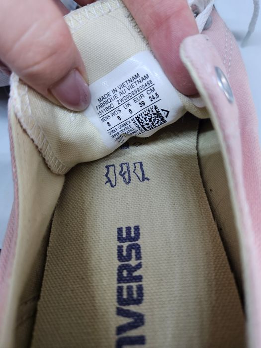 кеди Converse All star рожеві 39 24,5