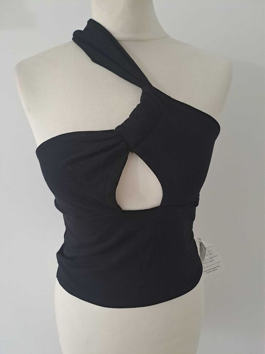 Bluzka czarna krótka