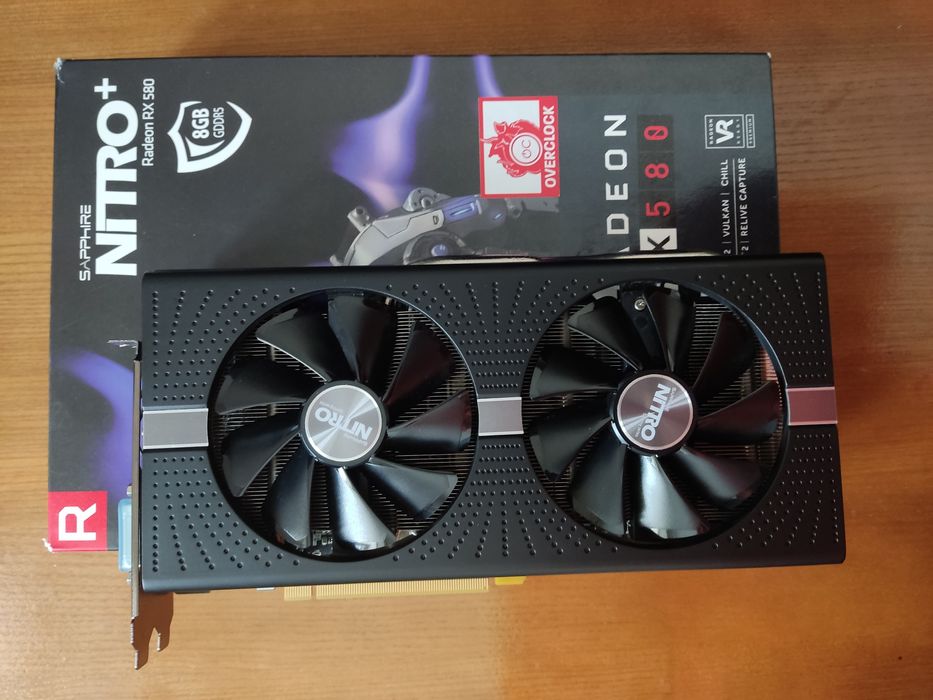 Sapphire Nitro+ RX 580 8Gb GDDR5 256bit