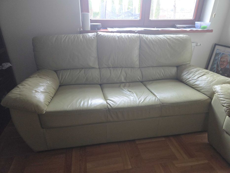 sofa KLER skóra funkja spania