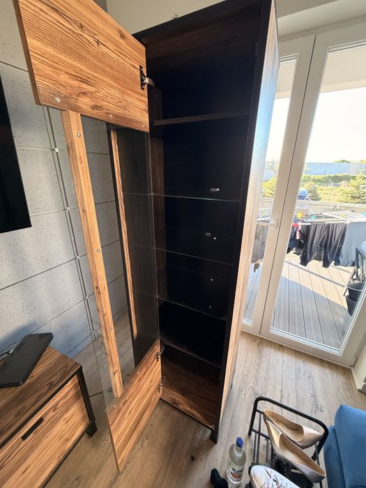 Zestaw mebli, witryna, stolik, szafka rtv