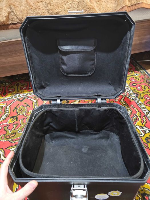 Кофр (багажник) для мотоцикла задній TDGO (45L) 43×38×36 чорний