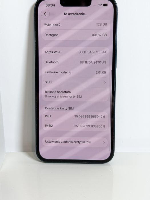 iPhone 14 • Stan BDB • Uszkodzony eSim