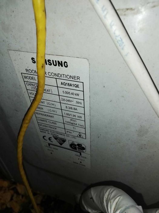 Samsung 18 воздух вода Тепловой насос кожухотрубный Самсунг AQ18A1QE
