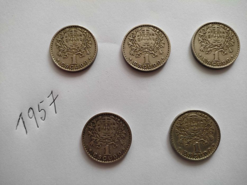 moedas da republica-1 escudo 1957