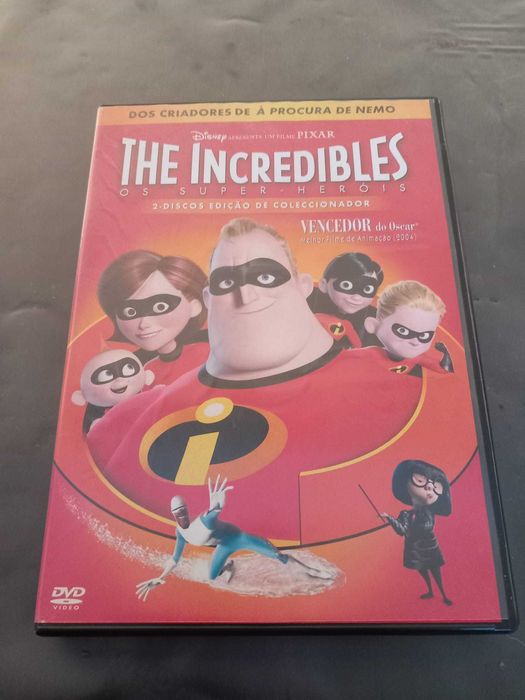 2 Dvd s THE INCREDIBLES – 2 DISCOS Filme Original DOBRADO em Português