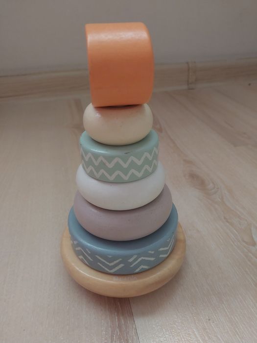 Piramida Układanka drewniana