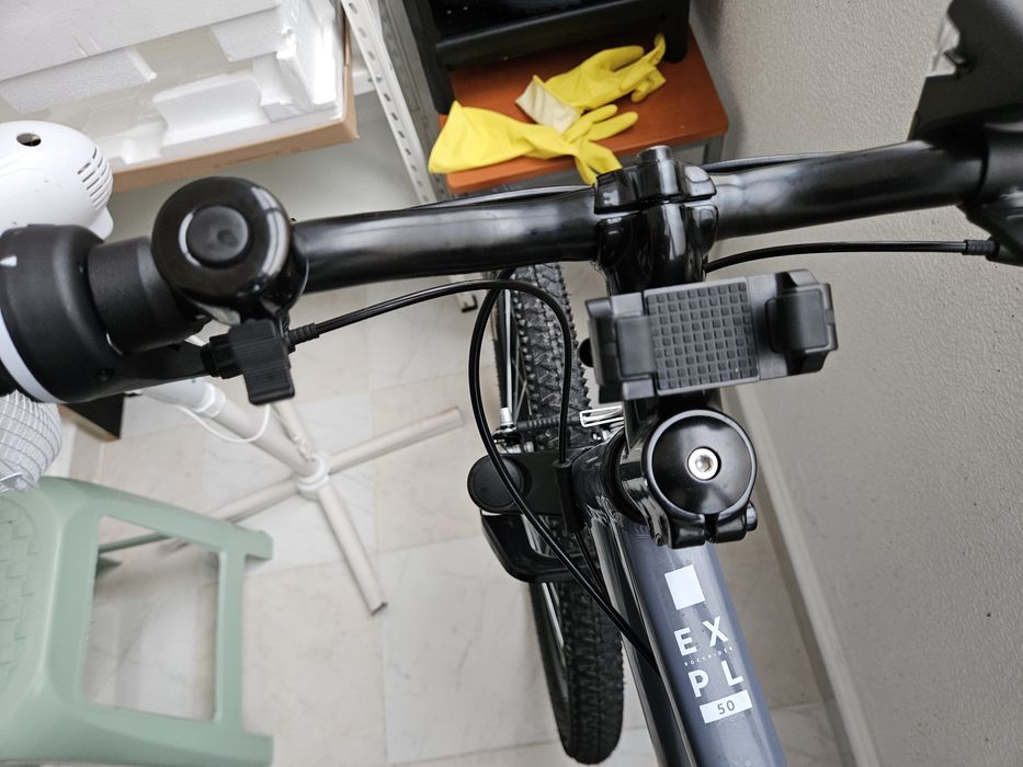 Bicicleta Rockrider BTT EXPL 50 Cinzento - 27,5" M