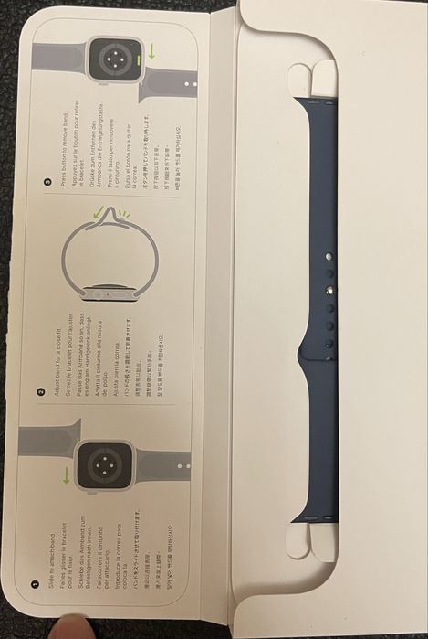 Ремешок до Apple WATCH 9 темно синій