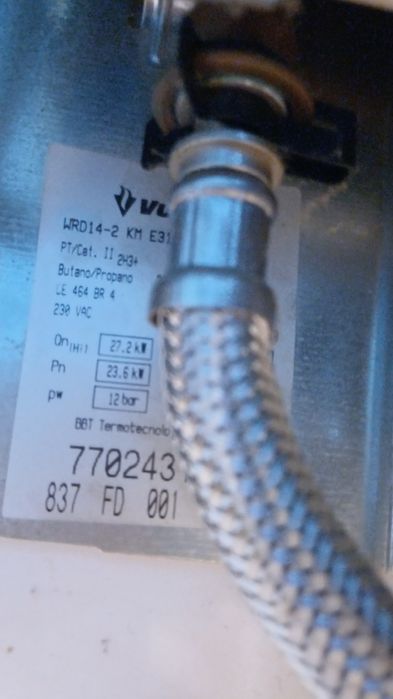 Esquentador Vulcano Click! Ventilado 14 litros