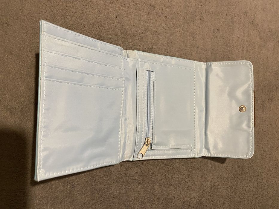 Portfel nowy niebieski