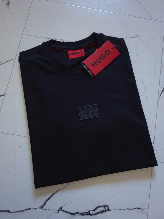 Hugo Boss M XXL 3XL Czarny Męski T-shirt