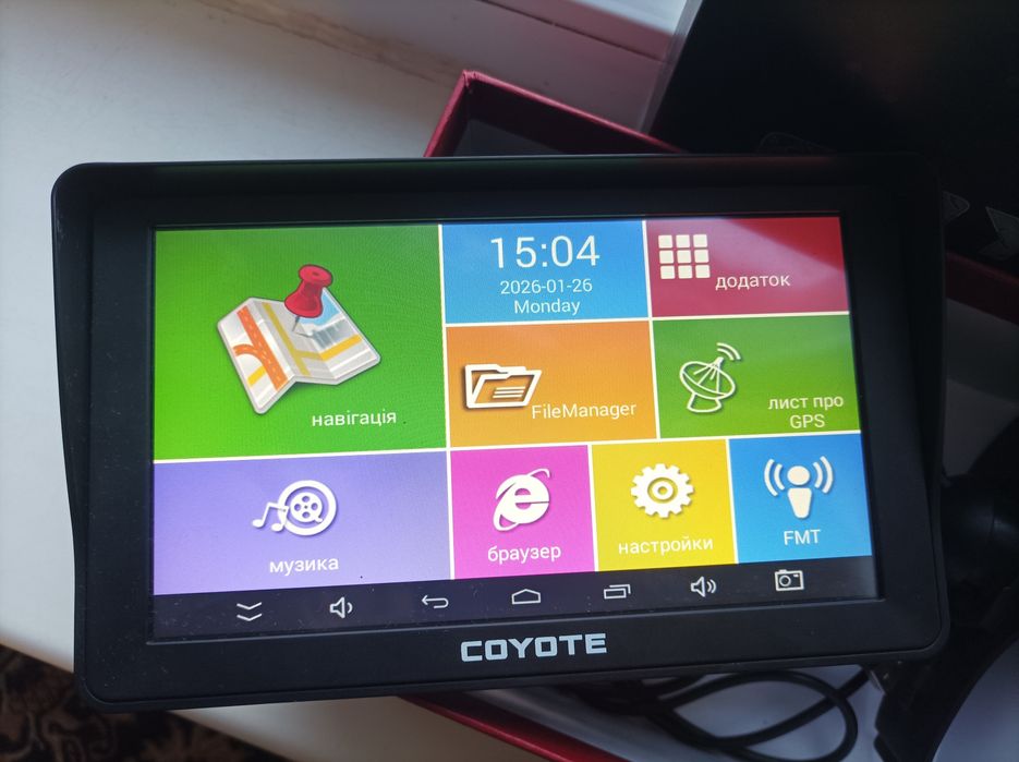 GPS нігатор coyote 820