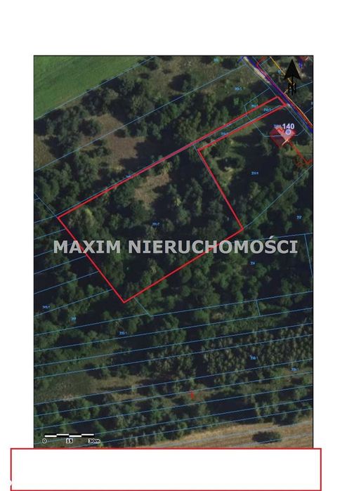 Pięknie położona działka (0,55 ha)| Blisko WKry