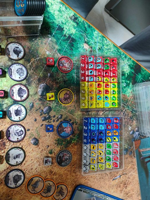 Jogo de tabuleiro Too Many Bones + Fichas Premium + Lançador de dados