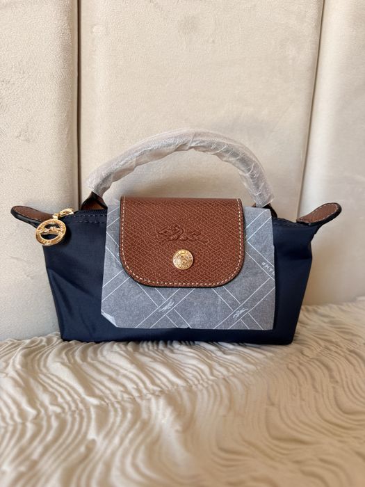 Mini Longchamp Azul-Marinho