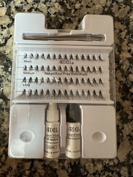 Kit de pestanas novas, sem estriar