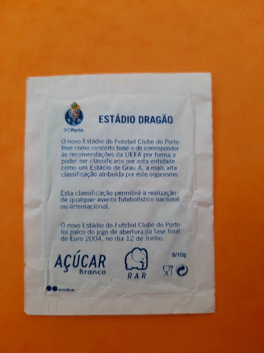 Pacote de açúcar Estádio Dragão - RAR Clubes Porto