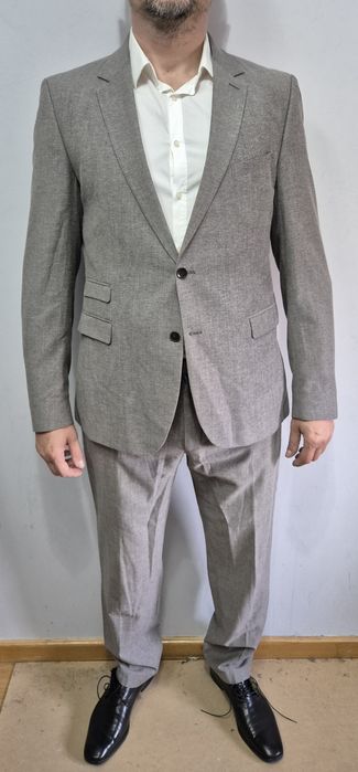 STRELLSON roz. 106 XL męski garnitur premium grupa boss wełna+Bawełna