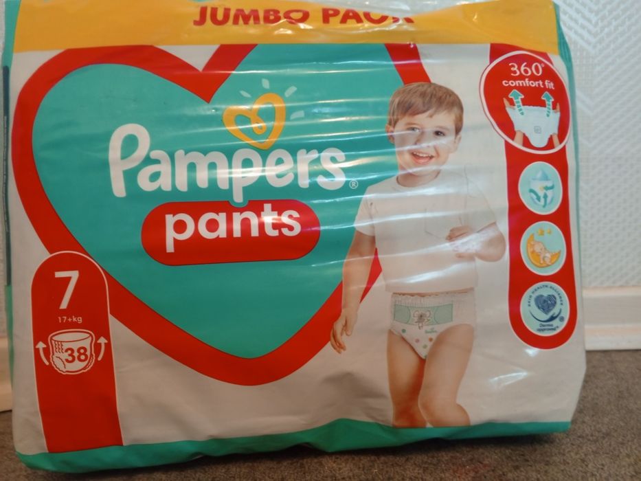 Подгузники-трусики Pampers Active Baby Pants Размер 7 (15+ кг) 38 шт ,