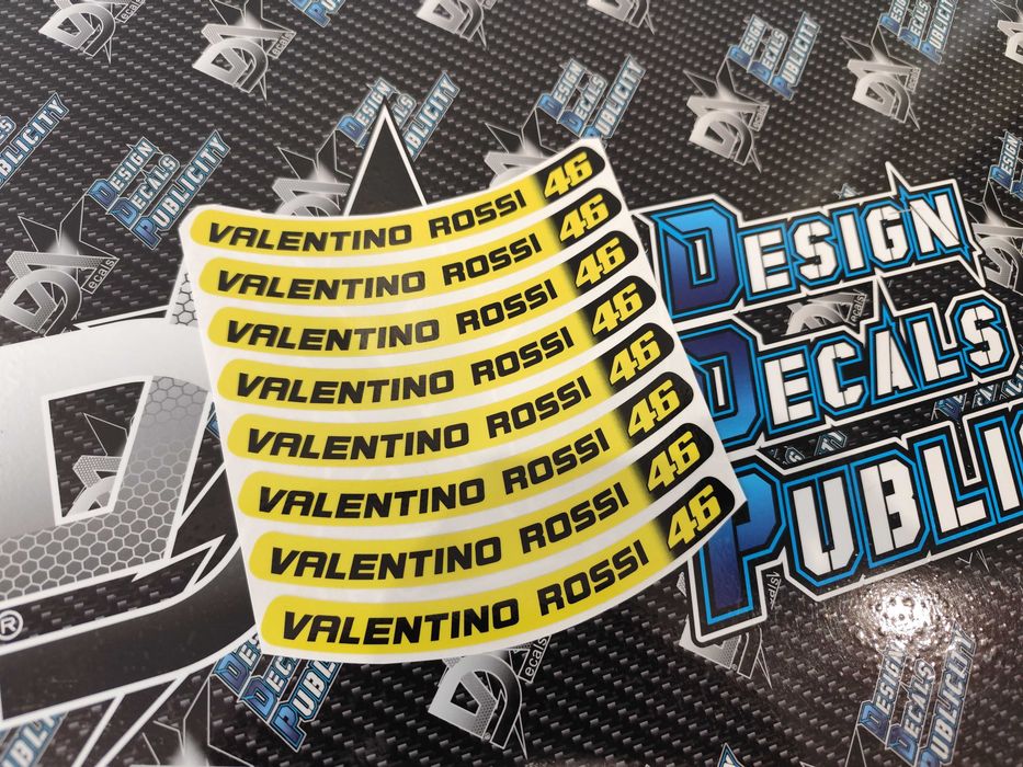 Autocolantes para Yamaha Aerox R -- 2010,  V. Rossi edition