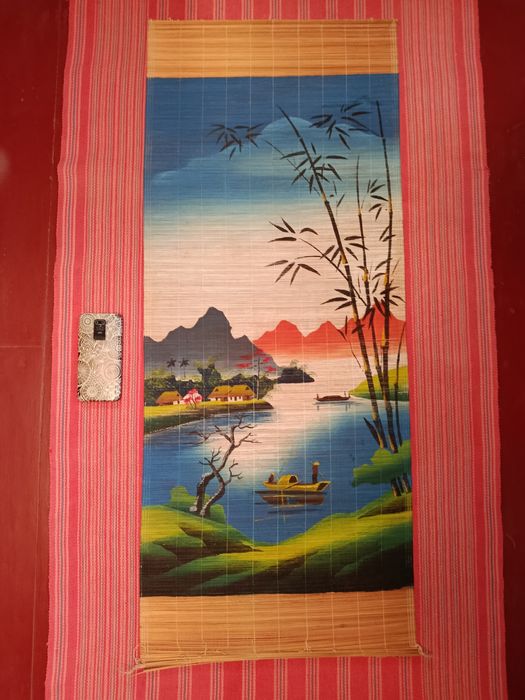 Циновка китайська розмальована, 1970-ті роки