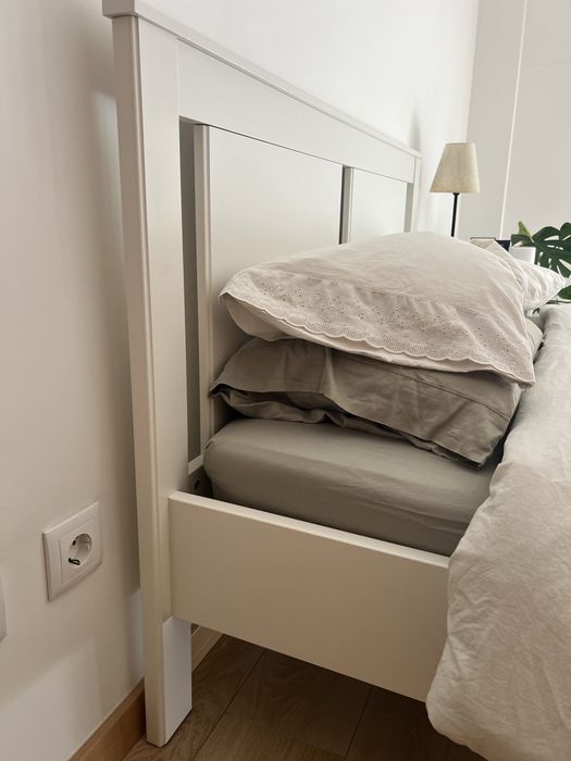 Cama Ikea SONGESAND casal para colchao 140x200 cm
