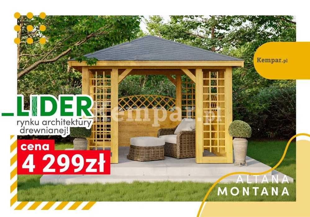 Altana Altanki Altanka ogrodowa drewniana MONTANA