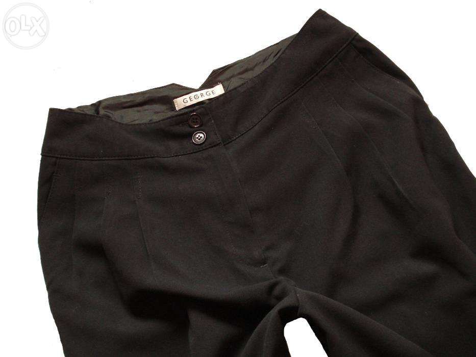 GEORGE extra RYBACZKI eleganckie CZARNE lato - 36